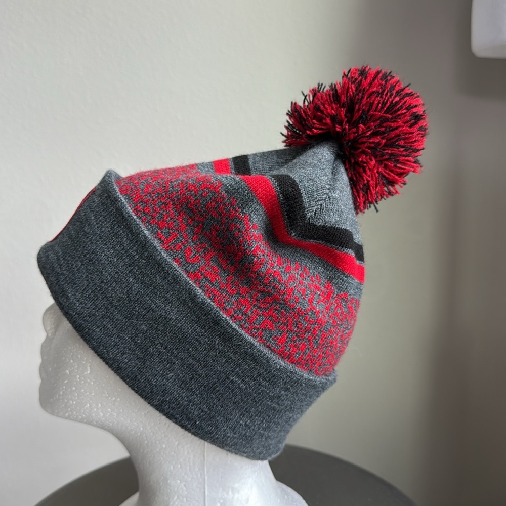 University of Utah , Utes  gray, black& red beanie - Picture 2 of 5